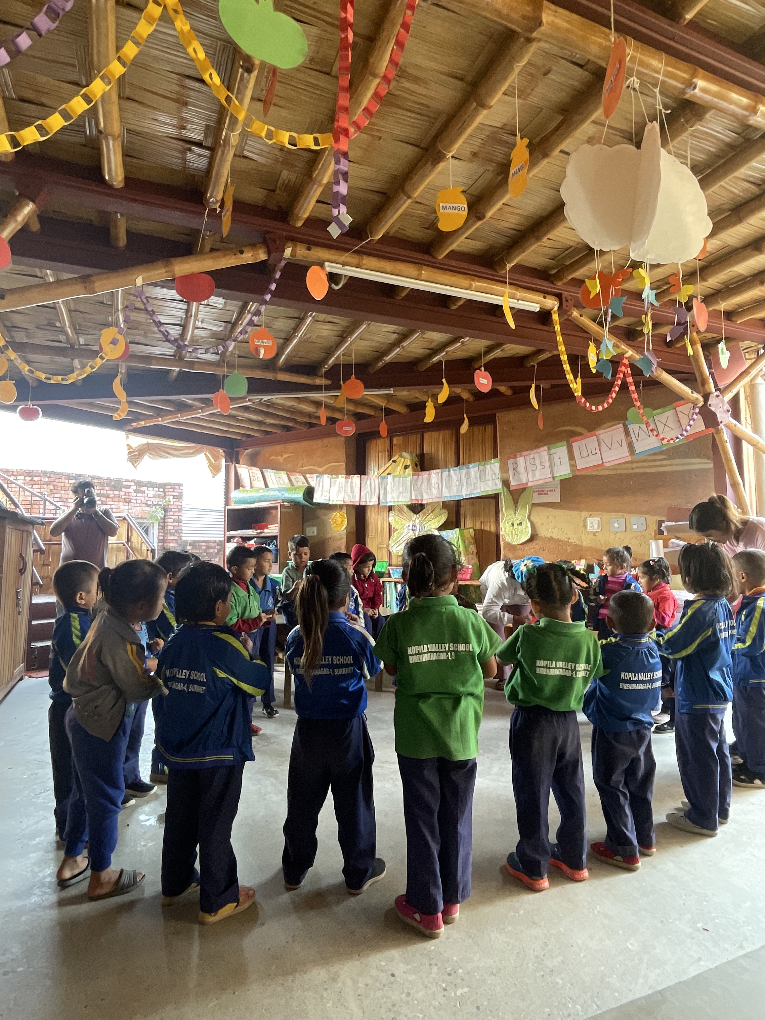 Primary class at Kopila Valley School.